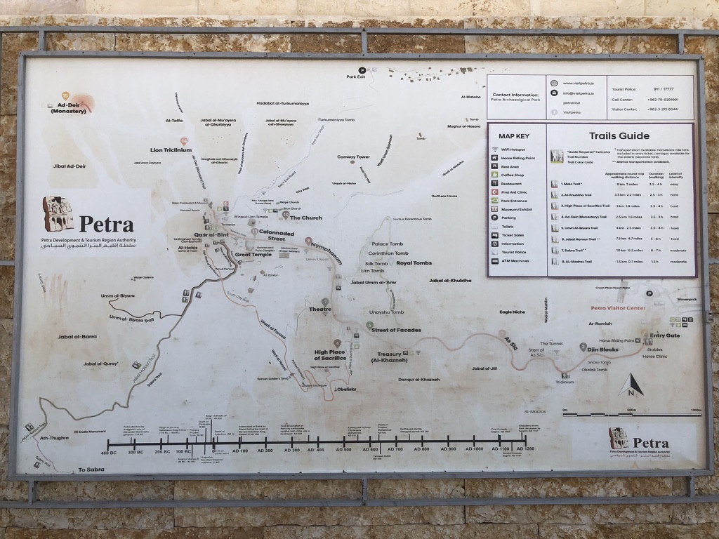 Top-Rated Petra and Wadi Rum Tours from Amman, Jordan: Petra Map