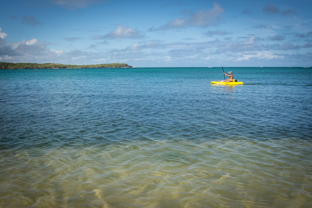 Kayaking in Culebra Island in Puerto Rico